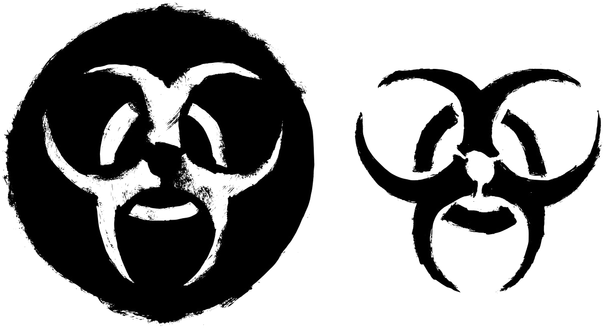 Biological Hazard Sign Transparent Png - Biohazard Png (1400x848), Png Download