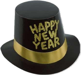 Tubes Bonne Annee - Party Hat New Years (400x400), Png Download