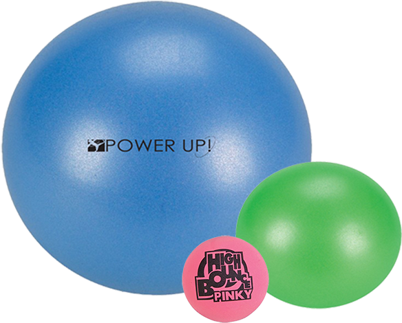 Therapy Ball Trio - Hi-bounce Ball - Pinky 2.5 Inch (650x662), Png Download