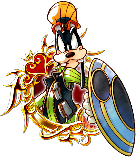 Illustrated Goofy - Kingdom Hearts Union X Incredibles (478x551), Png Download