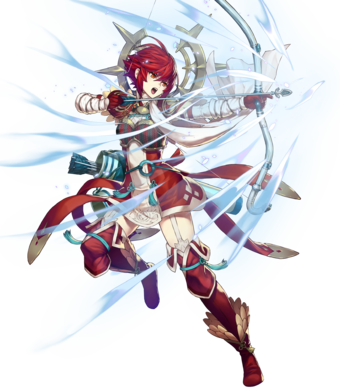 Hinoka Blue Sky Warrior Btlface C - Fire Emblem Heroes Hinoka Blue Sky Warrior (340x388), Png Download
