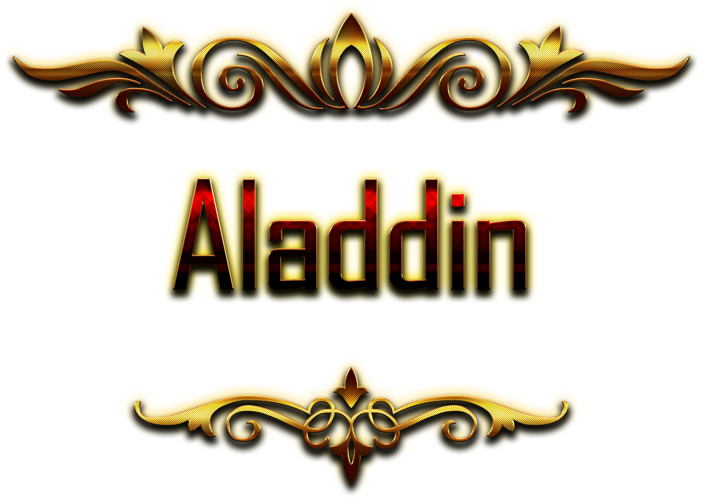 Aladdin Decorative Name Png - Fahim Name (1440x1020), Png Download