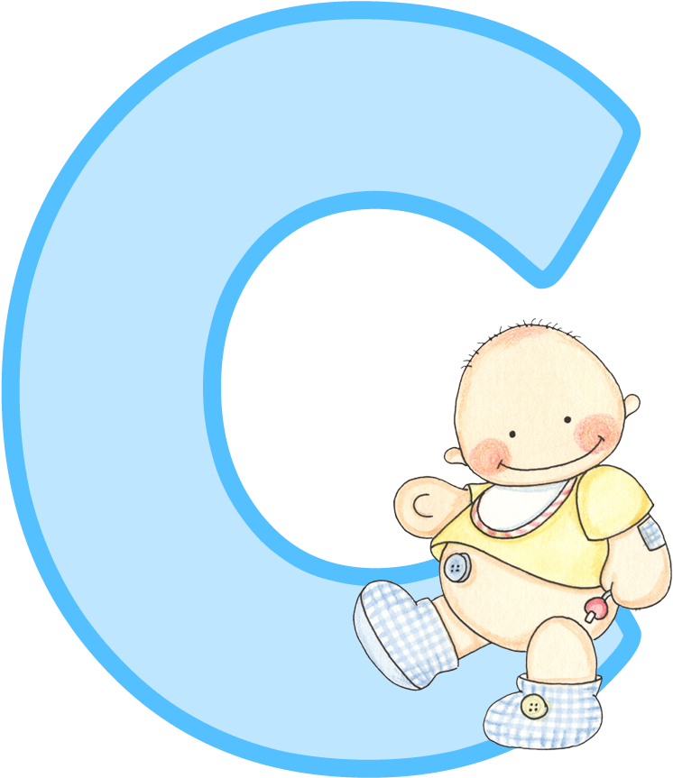 Alfabeto Con Lindo Beb Oh My Alfabetos - Letra G Para Bebe (900x1011), Png Download