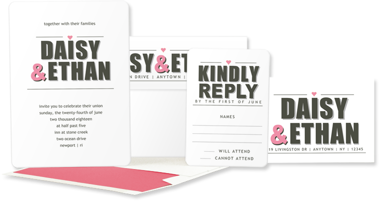 Metrowedding - Large V=1497056446 - Wedding Invitation (760x405), Png Download