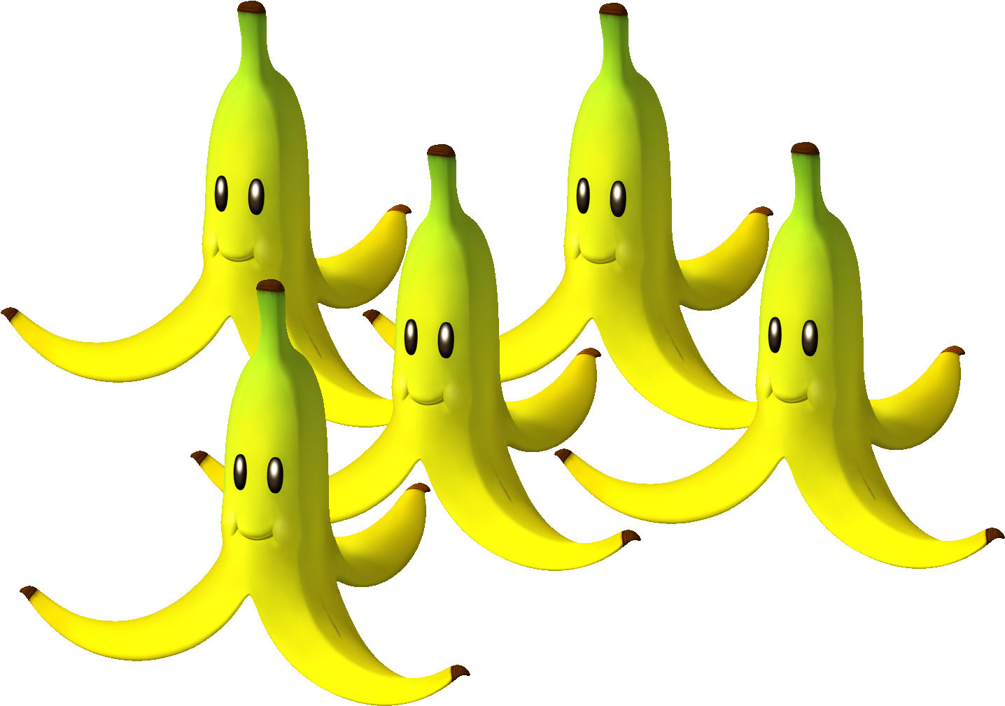 Banana Clipart Birthday - Mario Kart Banana Bunch (1100x787), Png Download