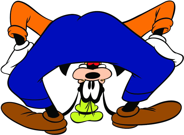 Goofy Hat Clipart Ikqcbp Clipart - Goofy Upside Down (671x504), Png Download