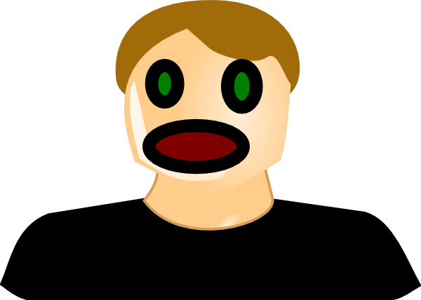 Goofy Male User Icon Clipart Png For Web (600x428), Png Download