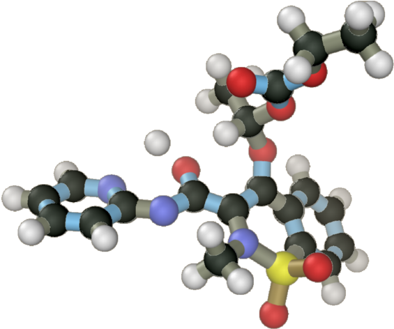 288 × 240 Pixels - Space-filling Model (576x480), Png Download