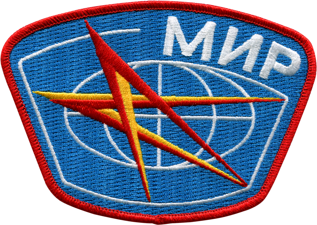 Mir Space Station - Mir Space Station Logo (1024x1024), Png Download