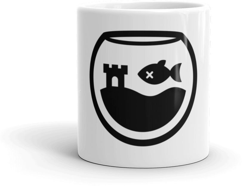 Dead Fish Mug - Mug (1000x1000), Png Download