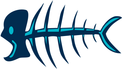 Fish,fish - Dead Fish Cartoon Png (500x311), Png Download