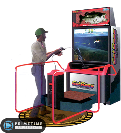 Sega Bass Fishing Arcade Machine - Sega Bass Fishing Arcade Cabinet (435x455), Png Download