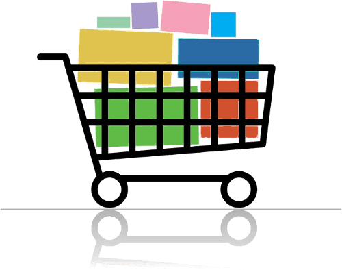 Shopping Cart (500x394), Png Download