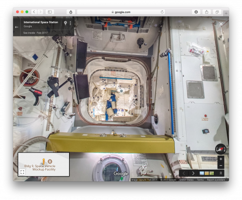 Space Station Street View - Electronics (480x396), Png Download
