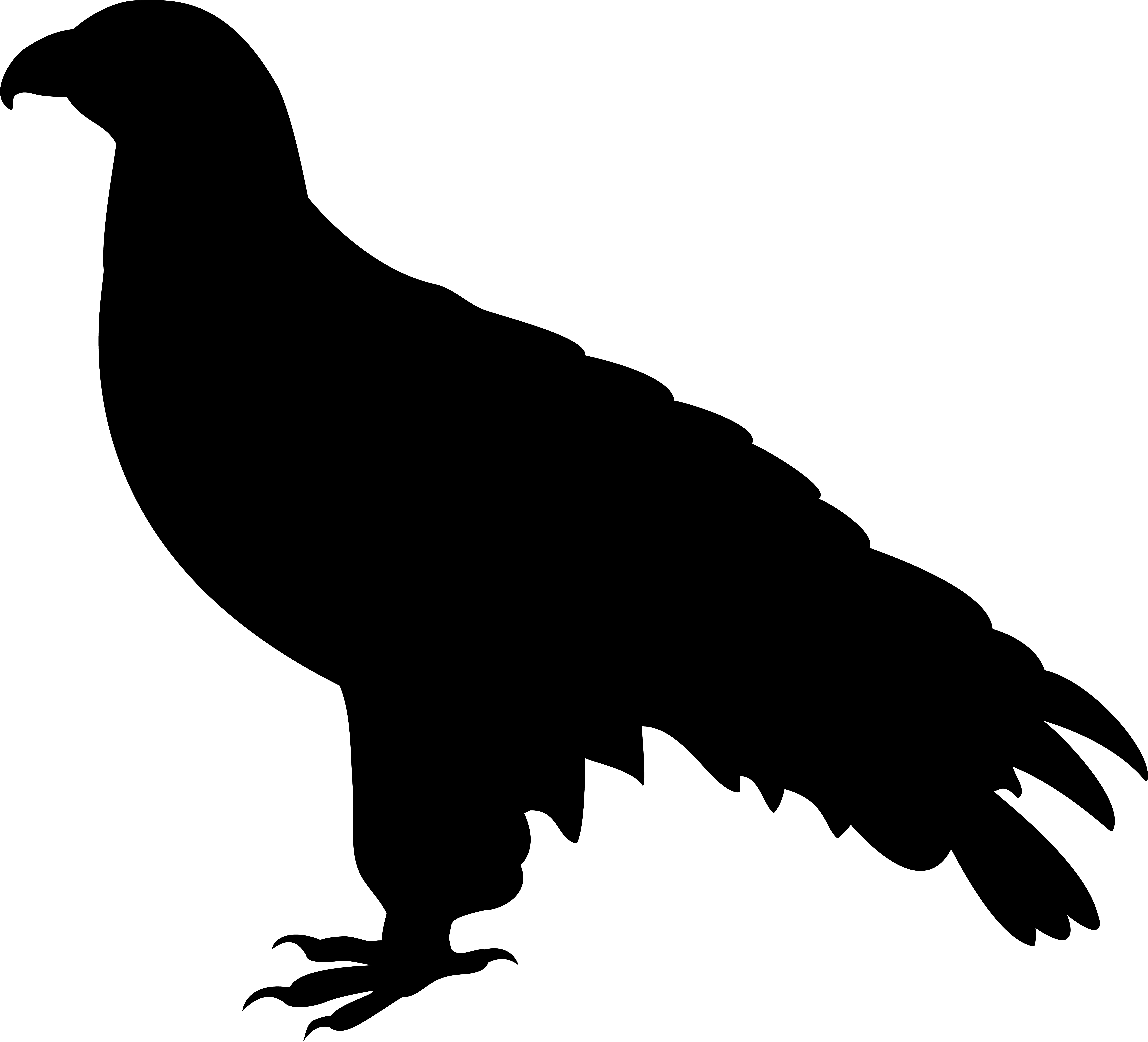 Falcon Png (8000x7220), Png Download