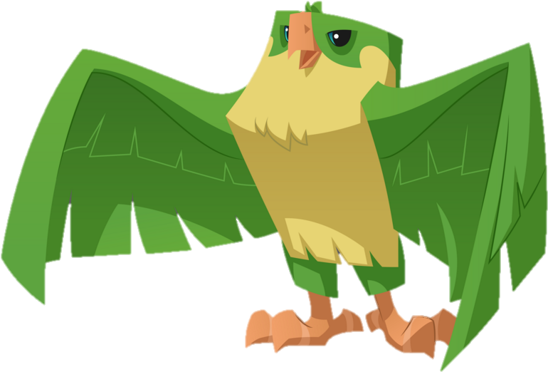 Aj Falcon - Animal Jam Falcon No Background (858x620), Png Download