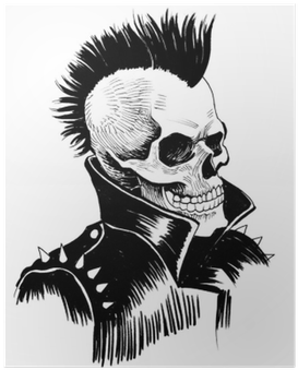 Punk Is Dead - Punk Drawing (400x400), Png Download