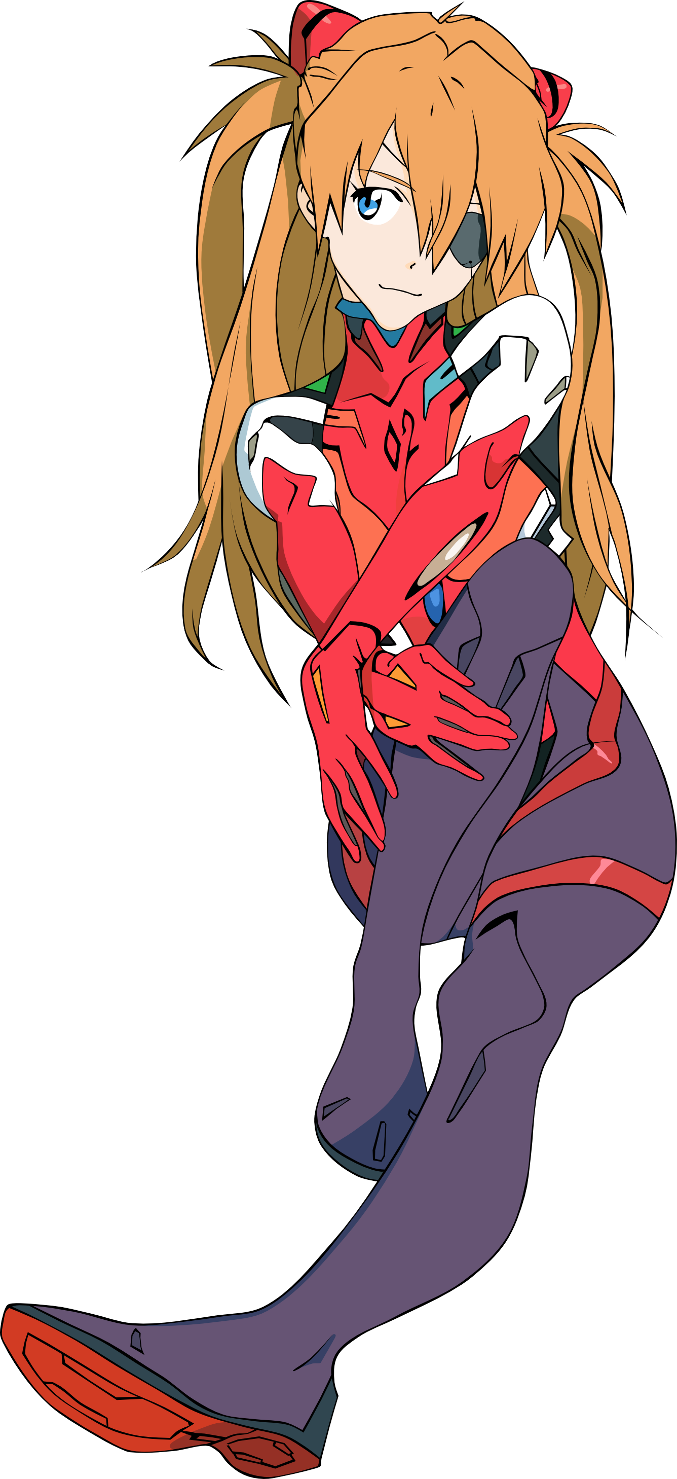 Asuka From Evangelion - Evangelion 3.0 You Can Not Redo Theme (1336x2917), Png Download