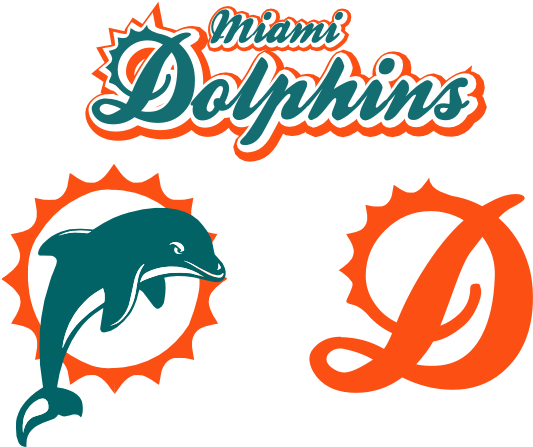 Miami Dolphins Concept - Miami Dolphins D Logo (700x495), Png Download