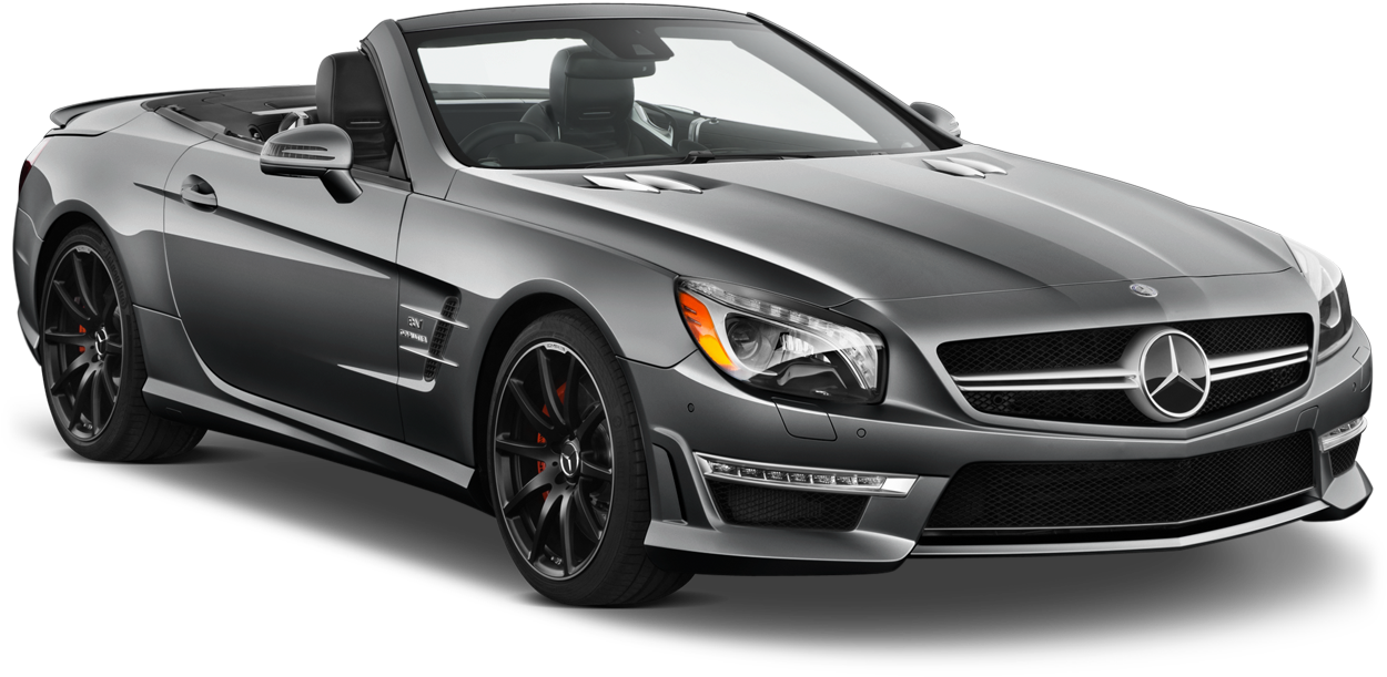 Dark Silver Mercedes Benz Sl 2014 Car Png Clipart - Car Mercedes Clipart (1280x698), Png Download