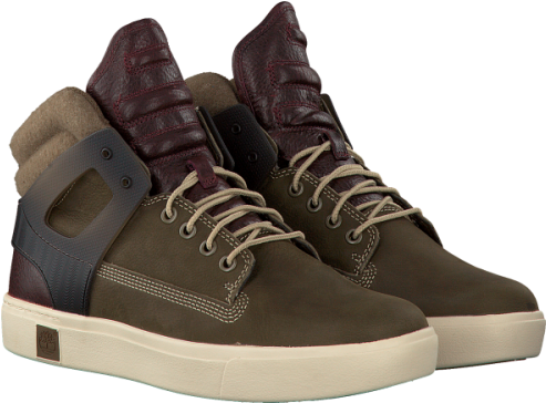 Timberland Green Timberland Ankle Boots Amherst Winter - Shoe (500x500), Png Download