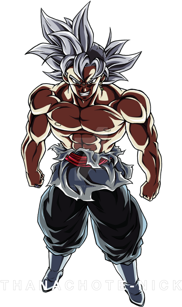 Goku Black Ultra Instinct [color 4] By Thanachote Nick - Goku Black Ultra Instinct (752x1063), Png Download