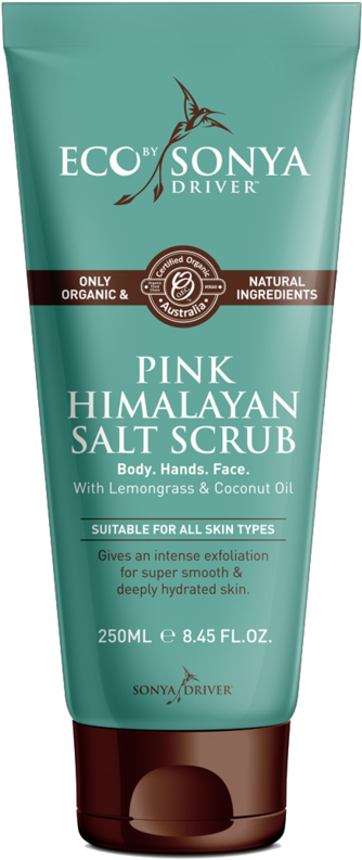 Eco By Sonya Pink Himalayan Salt Scrub (900x900), Png Download