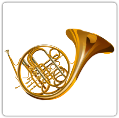 Download HD French Horn - Horn Transparent PNG Image - NicePNG.com