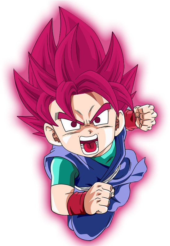 Songoten Super Saiyan God (700x792), Png Download