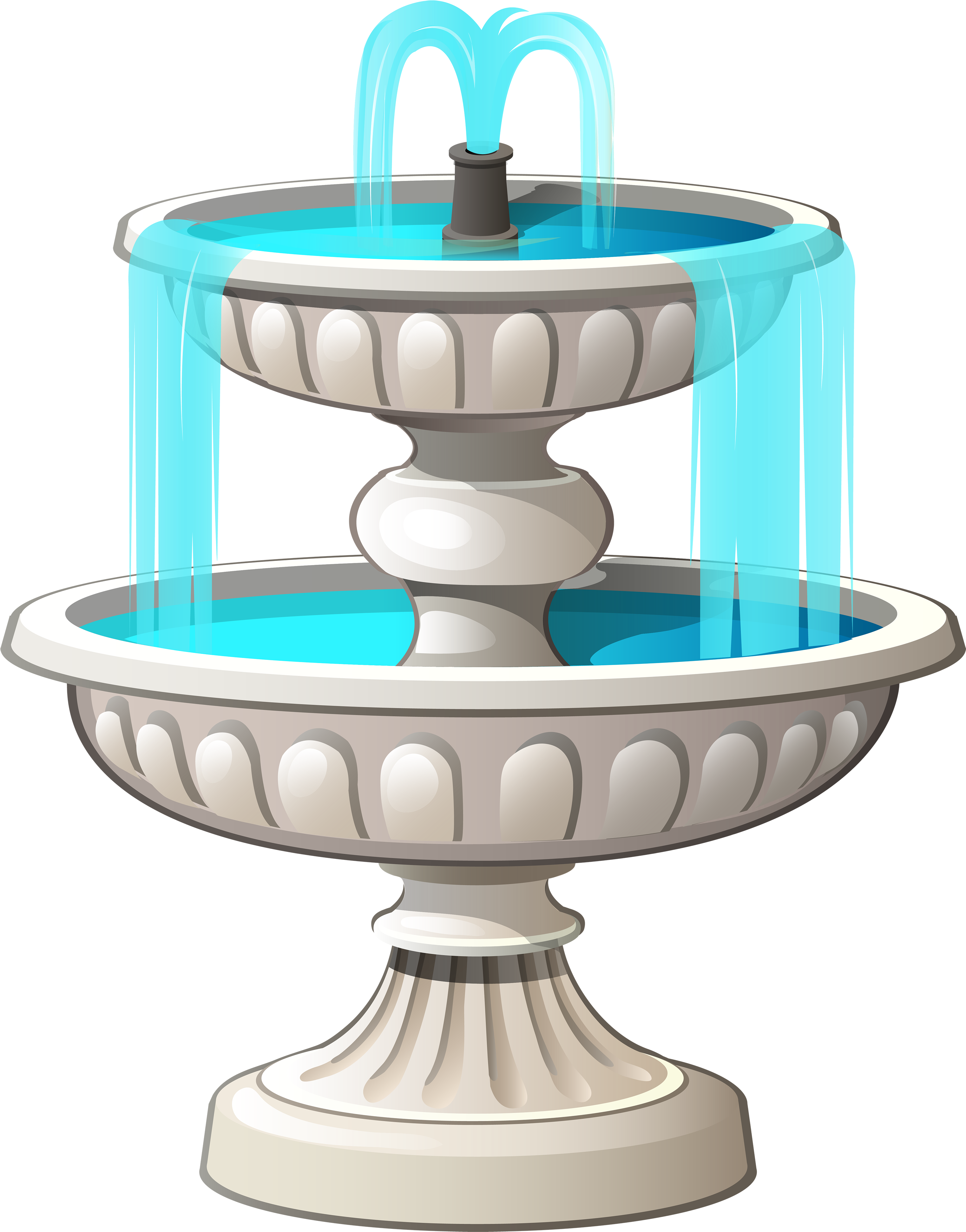 Fountain Png Clipart (3154x4000), Png Download