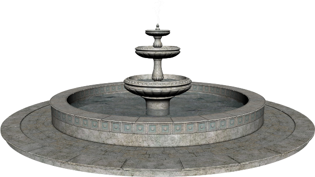 Фонтан Пнг (650x366), Png Download