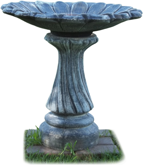 Fountain - Bird Bath Png (600x709), Png Download