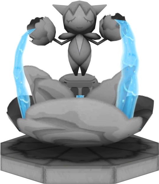 Download Zip Archive - Pokemon X And Y Roselia Fountain (750x650), Png Download