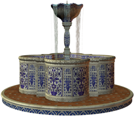 Fontaine Png (480x480), Png Download