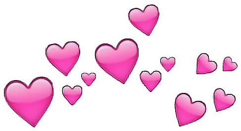Png Tumblr Edit Overlay Hearts Corazones - Heart Edit (600x500), Png Download