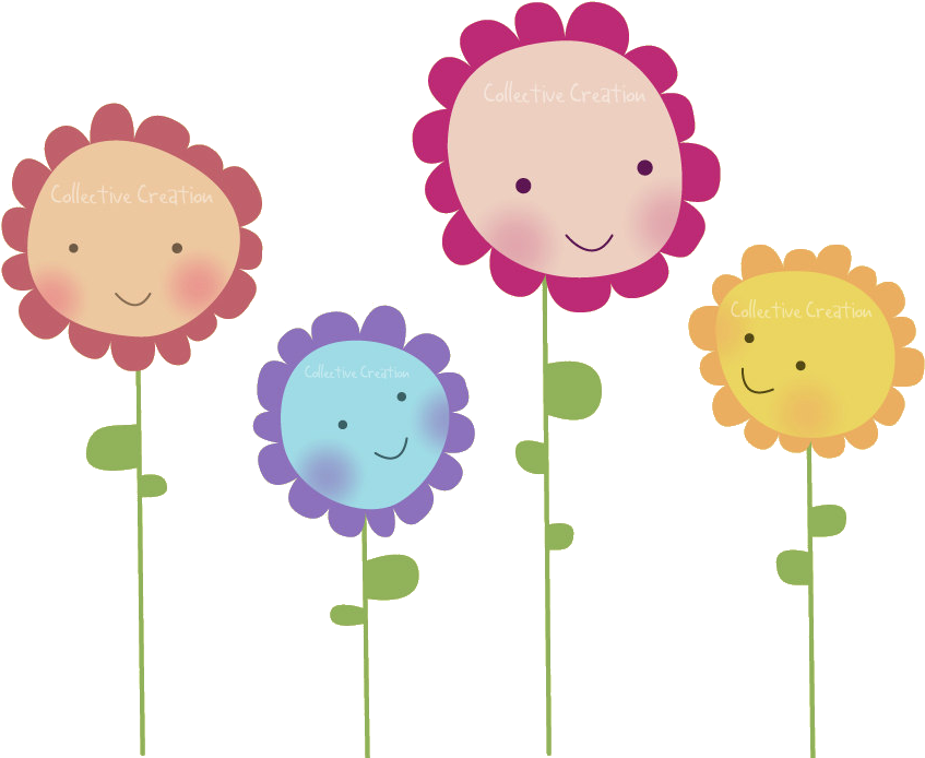 Ume Blossom Clipart Transparent Tumblr - Happy Flowers Personalized School Tote Bag // Custom (900x900), Png Download