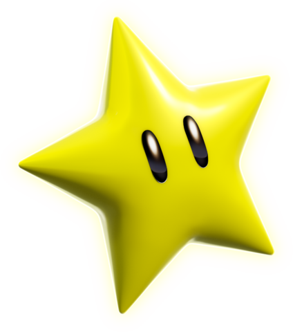 Super Mariowiki Fandom Powered - Mario Bros. Super Star (424x480), Png Download
