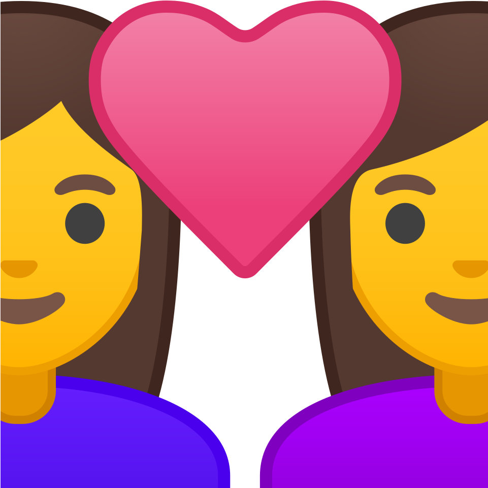Download Svg Download Png - Emoji Man With A Heart And A Woman (1024x1024), Png Download