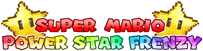 Super Mario Power Star Frenzy - Mario Super Star Frenzy (719x201), Png Download