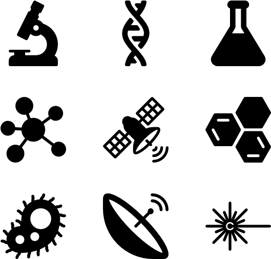 Science 40 Icons - Peace And Love Icons (600x564), Png Download