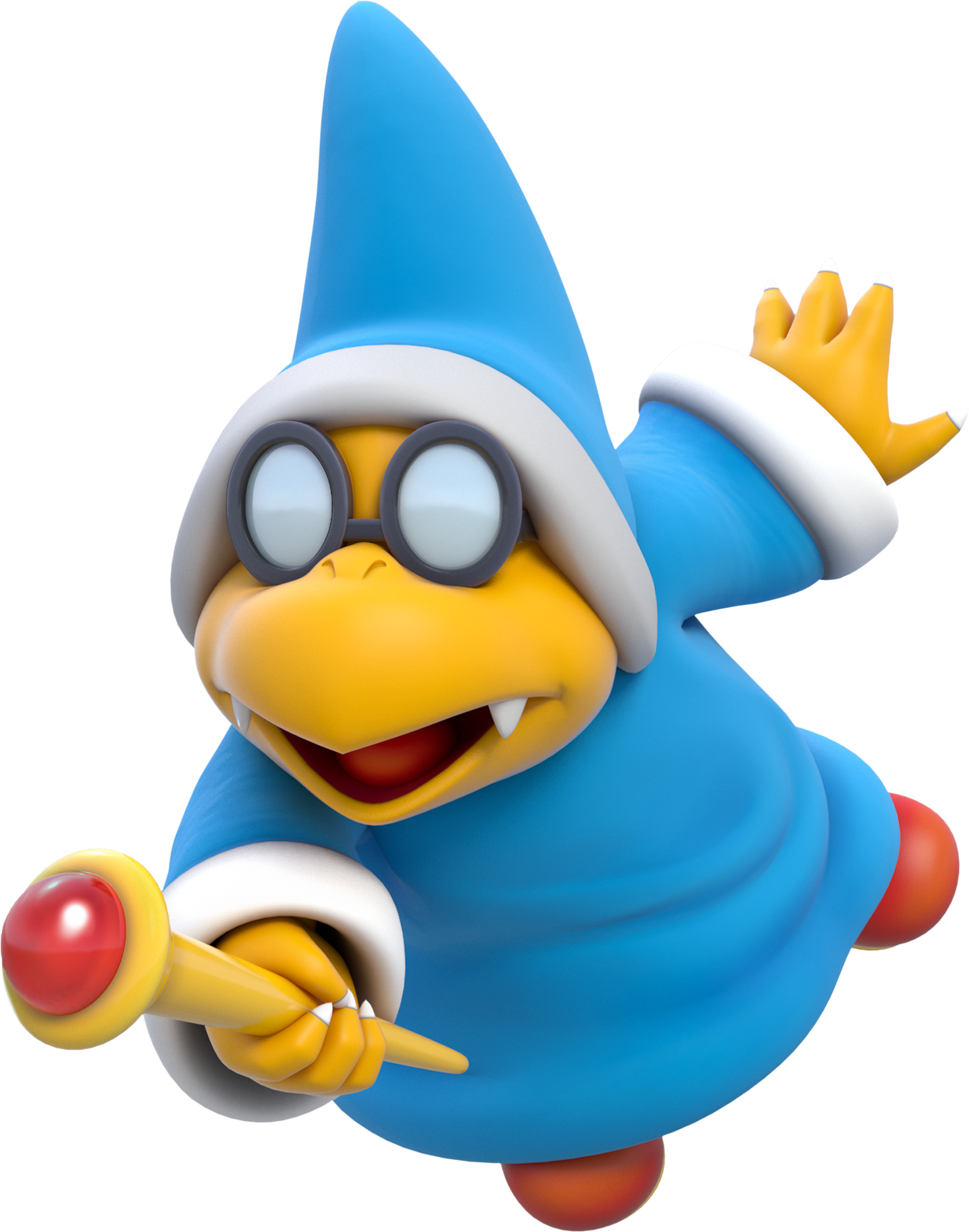 Kamek From Super Mario Bros - Mario Party Star Rush Renders (1635x2064), Png Download