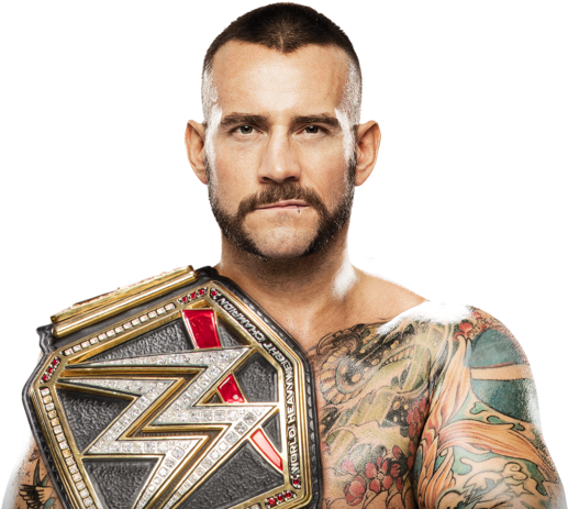 Cm Punk Wwe Champ 2017 By Lunaticdesigner - Cm Punk Wwe Champion 2017 (1024x484), Png Download