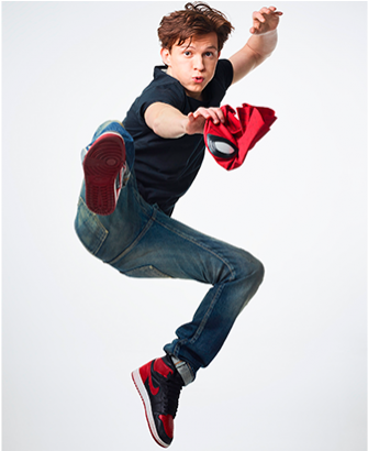 Tom Holland - Tom Holland Spiderman Photoshoot (728x409), Png Download