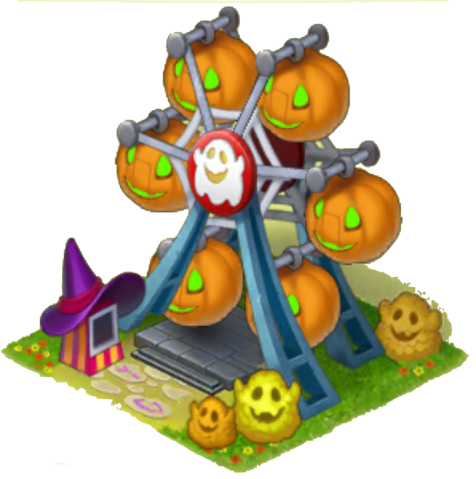 Pumpkin Ferris Wheel - Wiki (476x479), Png Download