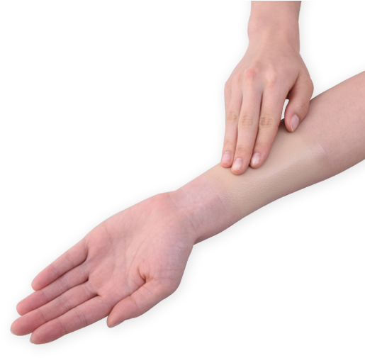 Skin Cover Sheet With Skin Mask - 傷あとやタトゥーをどこでもサッと隠せるスキンカバーシート【肌かくしーと】お試しセット 傷・あざ用 (543x511), Png Download