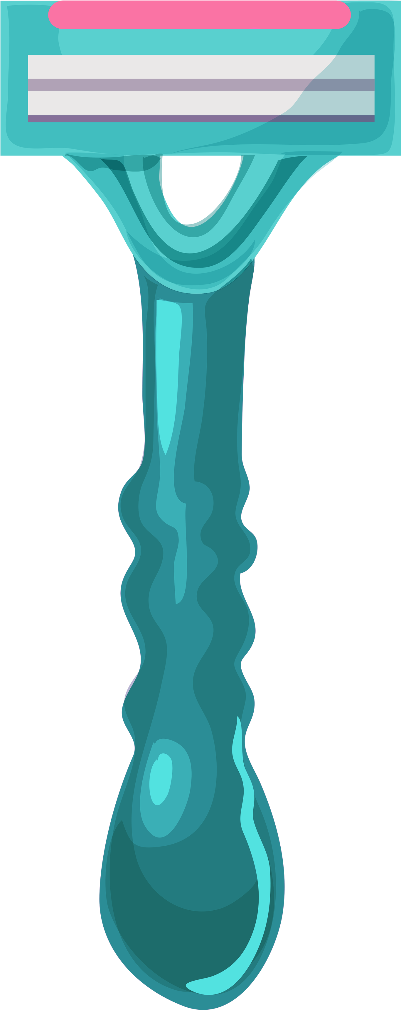 Razors For Women Png (1760x3758), Png Download