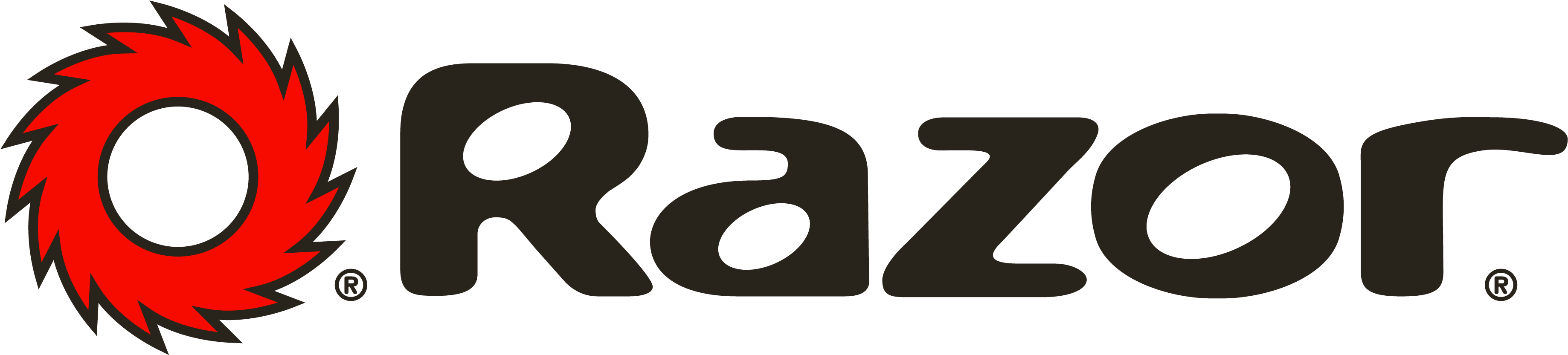 Razor Logo Motorcycle - Razor Scooter Logo (3800x1924), Png Download