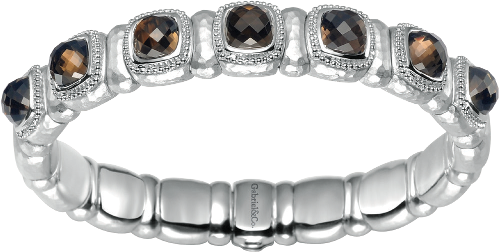 Brac Sil Smoke Qtz - Bracelet (1040x582), Png Download