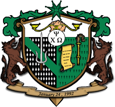 Download Crest - Psi Chi Omega Crest (435x383), Png Download