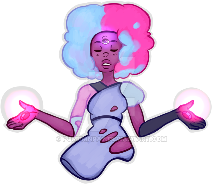 Picture Royalty Free Download Cotton Candy Garnet By - Cotton Candy Garnet Fanart (1024x733), Png Download